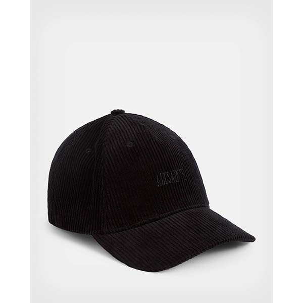 Allsaints Australia Mens Ethan Baseball Cap Black AU17-641